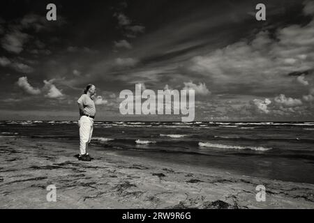 Am Strand, Usedom zwischen Peenemuende und Karlshagen Stockfoto