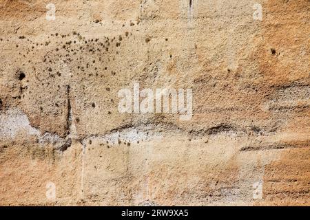 Großer Kalkstein (Ronda-Felsen in Andalusien) (Spanien) gut als Textur oder Hintergrund Stockfoto