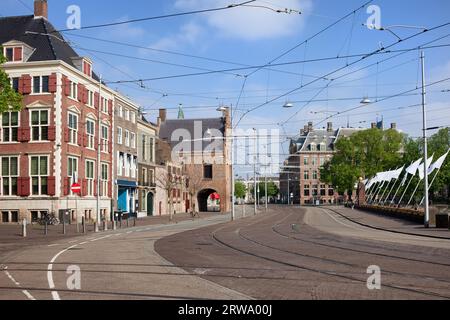 Buitenhof im Stadtzentrum von Haag (den Haag) in Holland, Niederlande Stockfoto