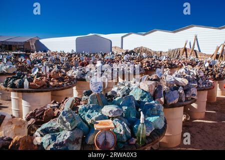 Quartzsite, USA, 5. Februar 2013: Die vielseitige Stadt Quartzsite im Zentrum von Arizona, USA Stockfoto