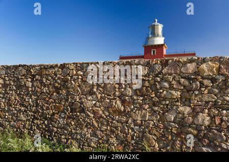 Der Leuchtturm Capo Spativento, Costa del Sud, Sardinien, Italien Europa Stockfoto