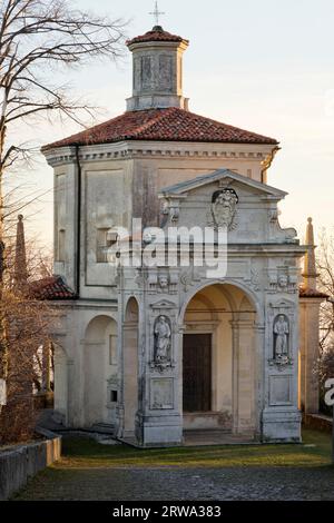 Annahme Christi. Zwölfte Kapelle des Architekten Giuseppe Bernascone (Varese) (1565 ? Varese) (1627) auf der Pilgerroute des Sacro Monte Stockfoto