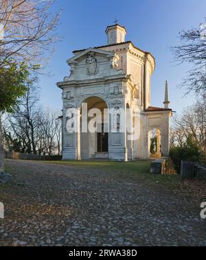 Annahme Christi. Zwölfte Kapelle des Architekten Giuseppe Bernascone (Varese) (1565 ? Varese) (1627) auf der Pilgerroute des Sacro Monte Stockfoto