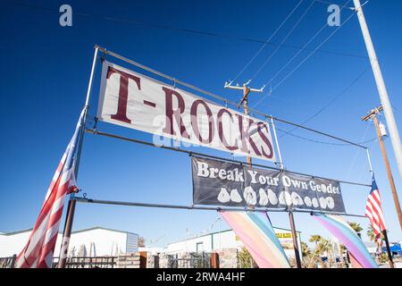 Quartzsite, USA, 5. Februar 2013: Die vielseitige Stadt Quartzsite im Zentrum von Arizona, USA Stockfoto