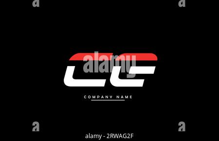 CE, EC Abstract Letters Logo Monogramm Stock Vektor