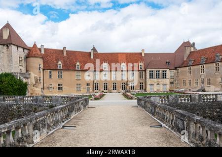 Chateaux d'Epoisses im Departement Côte-d'Or in Burgund Frankreich. Stockfoto