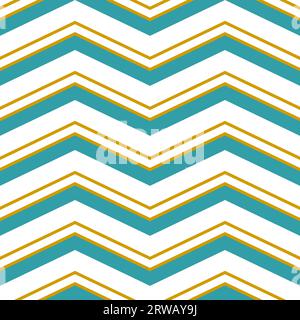 Nahtloser Vektor-Schmuck. Moderner gewellter Hintergrund. Geometrisches modernes Muster Stock Vektor