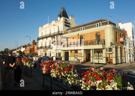 Die Waterman's Arms und Bull's Head Pubs auf der Lonsdale Road, Barnes, London, SW13, England, GROSSBRITANNIEN Stockfoto