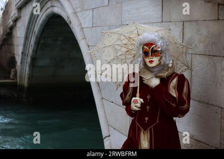 Karneval Venedig, Venedig Karneval, Beauty, Carnevale di Venezia, Masken in Venedig, Venedig Frau, Masken, Kostüme, Kleidern und schönen Frauen Stockfoto