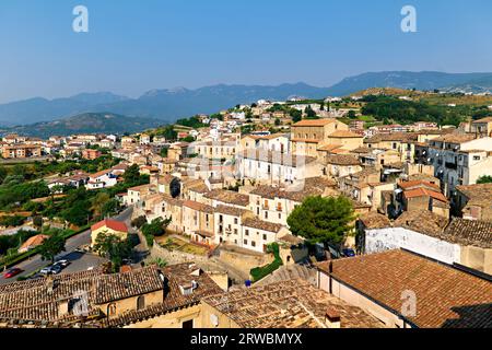 Altomonte Calabria Italien. Stadtbild Stockfoto