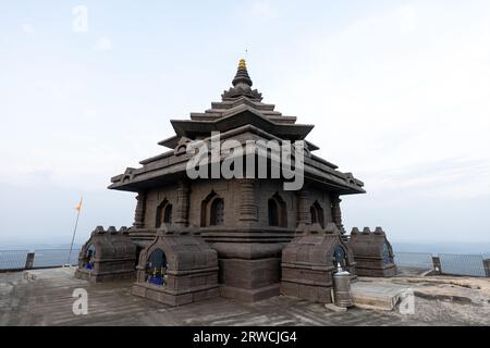 KOLLAM, KERALA, INDIEN - 7. JANUAR 2021: Skulptur von Jatayu, einem göttlichen Vogel Stockfoto