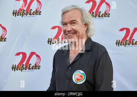 Hamburg, Deutschland. September 2023. Stefan Gwildis, Musiker, kommt zur Geburtstagsgala für 20 Jahre musikalische „heiße Ecke“ in Schmidts Tivoli. Quelle: Georg Wendt/dpa/Alamy Live News Stockfoto