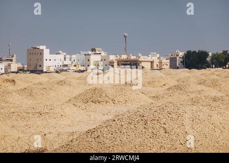 Das A'ali-Feld der Dilmun-Grabhügel, ein UNESCO-Weltkulturerbe in Manama, Bahrain, eine Nekropole aus dem Jahr 2200 v. Chr. Stockfoto