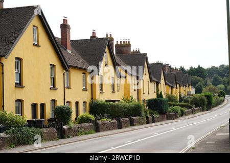 Broadclyst, UK - 09. September 2023: Broadclyst ist ein Dorf in East Devon, 8 Meilen von Exeter entfernt, im National Trust Killerton Estate. Stockfoto