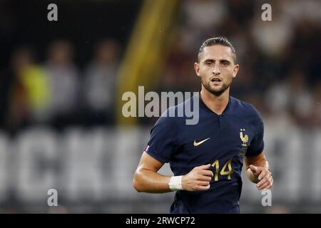 DORTMUND - Adrien Rabiot aus Frankreich während des Freundschaftsspiels zwischen Deutschland und Frankreich im Signal Iduna Park am 12. September 2023 in Dortmund. ANP | Hollandse Hoogte | BART STOUTJESDIJK Stockfoto