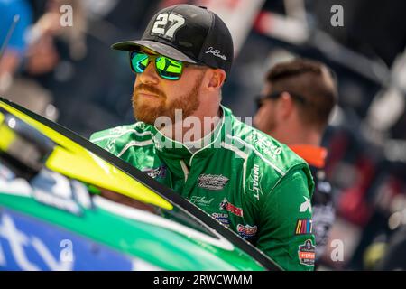 Bristol, TN, USA. September 2023. Der NASCAR Xfinity Series Driver Jeb Burton (27) geht auf die Rennstrecke für die Food City 300 auf dem Bristol Motor Speedway in Bristol, TN. (Bild: © Logan T Arce Grindstone Media Gr/ASP) NUR REDAKTIONELLE VERWENDUNG! Nicht für kommerzielle ZWECKE! Stockfoto