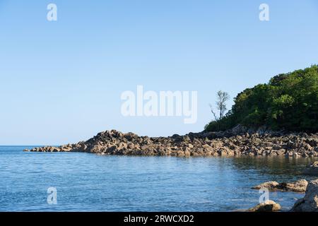 Solway-Küste bei Kirkudbright, Dumfries und Galloway, Schottland Stockfoto