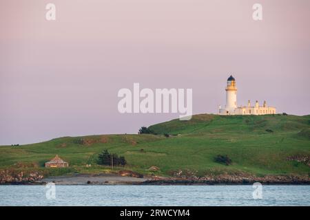 Little Ross Leuchtturm an der Küste von Solway. Stockfoto