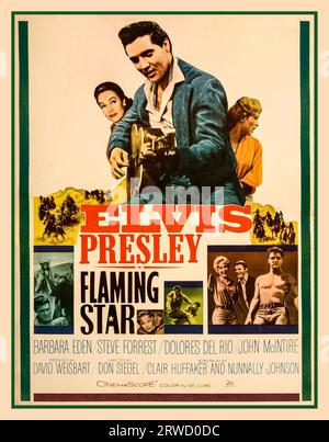 Flaming Star ist ein US-amerikanischer Western-Film aus dem Jahr 1960 mit Elvis Presley, Barbara Eden und Steve Forrest, basierend auf dem Buch Flaming Lance (1958) von Clair Huffaker. Kritiker stimmten darin überein, dass Presley eine seiner besseren Darbietungen als Mixed-Blood „Pacer Burton“ gab, eine dramatische Rolle. Regie führte Don Siegel und trug den Arbeitstitel Black Star. Der Film erreichte Platz 12 in den Kassencharts. Es wurde in Utah und Los Angeles gedreht, Stockfoto