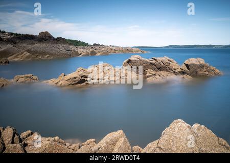 Solway-Küste bei Kirkudbright, Dumfries und Galloway, Schottland Stockfoto
