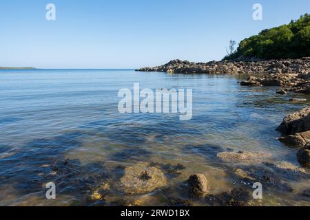 Solway-Küste bei Kirkudbright, Dumfries und Galloway, Schottland Stockfoto