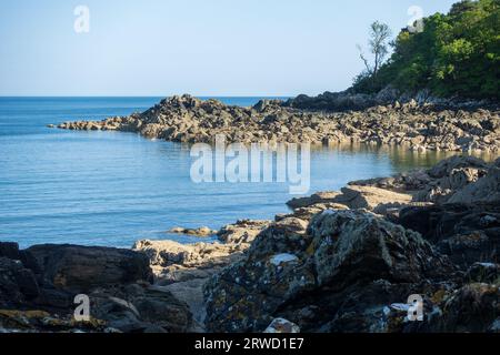 Solway-Küste bei Kirkudbright, Dumfries und Galloway, Schottland Stockfoto