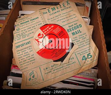 Top-Rang-EMI-Label-Single Andy Stewart - Ein schottischer Soldat Stockfoto