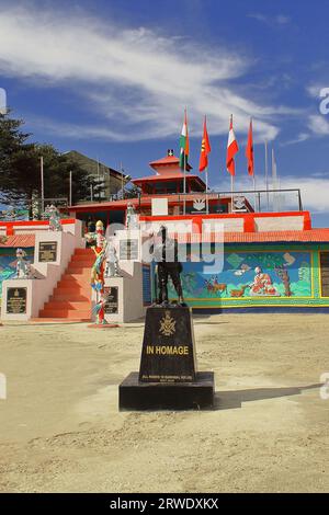 Tawang, Arunachal Pradesh, Indien - 9. November 2019: Jaswantgarh war Memorial zu Ehren des verstorbenen Jaswant Singh Rawat Stockfoto