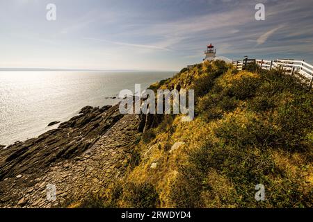 Kap Wutanfall Leuchtturm Waterside, New Brunswick, CA Stockfoto