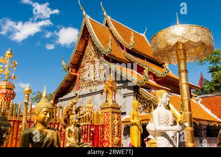 Wat Phra dieses Doi Suthep, Chiang Mai, Thailand Stockfoto