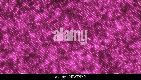 Abstrakter Hintergrund mit fliegenden violetten Streifen und diagonalen Linien mit einem Leuchteffekt glänzend festlich hell schön futuristisch Hi-Tech. Stockfoto