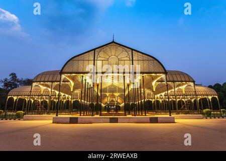 Bangalore Lalbagh Botanical Garden in der Nacht, Bangalore, Indien Stockfoto