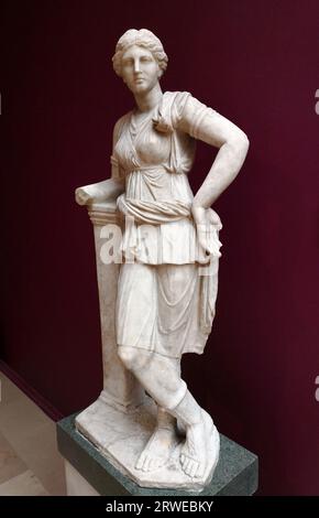 Goddes Artemis, Statue von Artemis, Archäologisches Museum von Istanbul, Türkei Stockfoto
