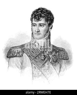 Jerome-Napoleon Bonaparte, französischer Prinz, König von Westfalen, 1. Prinz von Montfort (15. November 1784 ? 24. Juni 1860) war der jüngste Bruder von Stockfoto