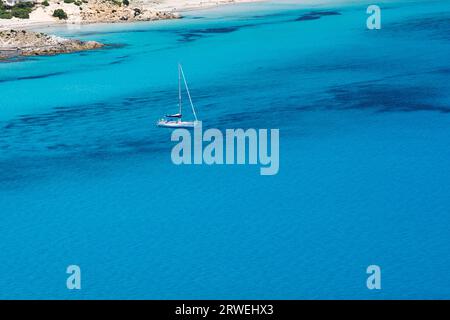 Porto Giunco in der Nähe von Villasimius Stockfoto