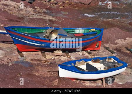 Der natürliche Hafen von Porto Ferro im Südwesten Sardiniens Stockfoto