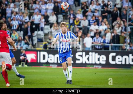 Odense, Dänemark. September 2023. Filip Helander (25) von Odense BK während des 3F Superliga-Spiels zwischen Odense BK und Silkeborg IF im Nature Energy Park in Odense. (Foto: Gonzales Photo/Alamy Live News Stockfoto