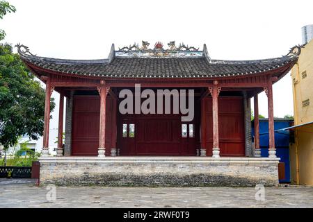 Eine antike Bühne im ländlichen China Stockfoto