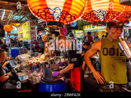 Nanjichang Night Market, Zhongzheng District, Taipei, Taiwan Stockfoto