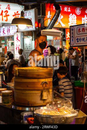 Nanjichang Night Market, Zhongzheng District, Taipei, Taiwan Stockfoto