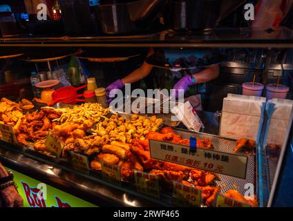 Nanjichang Night Market, Zhongzheng District, Taipei, Taiwan Stockfoto