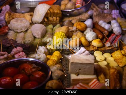 Nanjichang Night Market, Zhongzheng District, Taipei, Taiwan Stockfoto