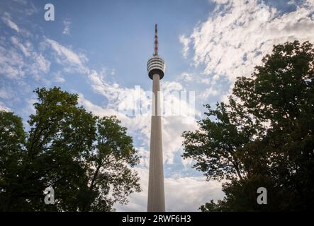 Der Fernsehturm Stuttgart (SWR Fernsehturm Stuttgart), Deutschland Stockfoto