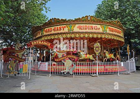 Warringtons Victorian Caroulsel, York Stockfoto