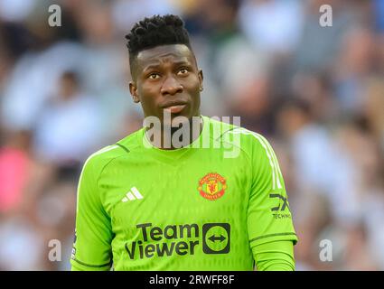 19. August 2023: Tottenham Hotspur gegen Manchester United - Andre Onana von Manchester United, Premier League, während des Spiels der Premier League gegen Spurs. Bild : Mark Pain / Alamy Live News Stockfoto