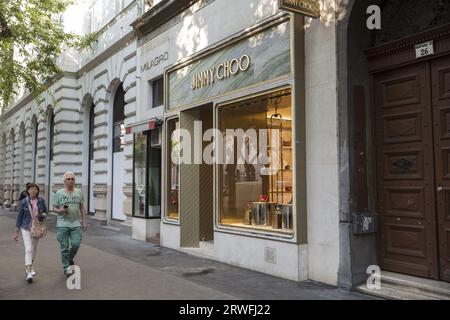 Jimmy Choo in Budapest Stockfoto