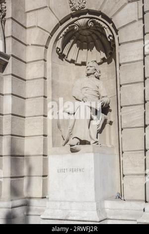 Ferencz Liszt Skulptur in Budapest Stockfoto