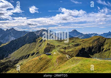 BAYERN : OBERALLGÄU - OBERSTDORF - FELLHORN Stockfoto