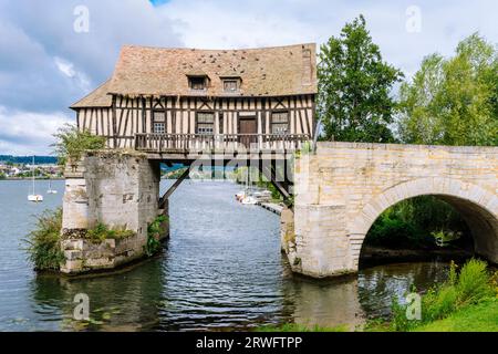 Die alte Mühle von Vernon in Giverny/Frankreich Stockfoto