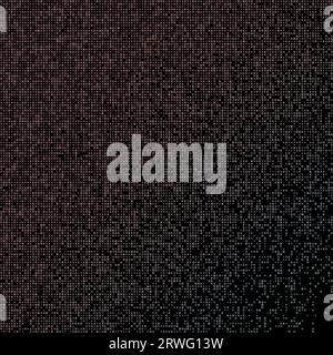 Fantastischer Matrixhintergrund in Pastellfarben. Gitter mit zufälligen alten chinesischen Tangut-Symbolen. Elegante quadratische Vektorillustration. Stock Vektor